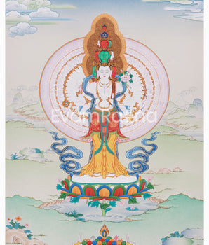 1000 Armed Chenrezig Bodhisattva Thangka