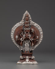 1000-armed-chenrezig-oxidized-copper-statue