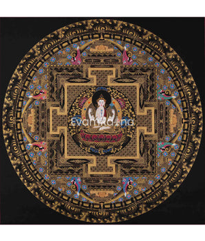 1000 Armed Chengrezig Mandala | Avalokiteshvara | Wheel of Time Thangka