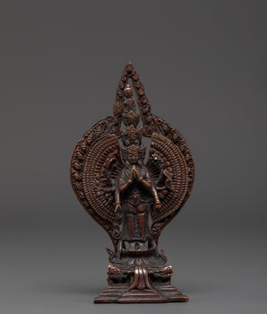 1000 Armed Oxidized Copper Chenrezig 