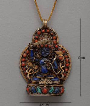Spiritual Pendant with Intricate Filigree | Copper Spiritual Jewelry