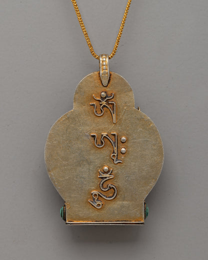 Spiritual Pendant with Intricate Filigree | Copper Spiritual Jewelry