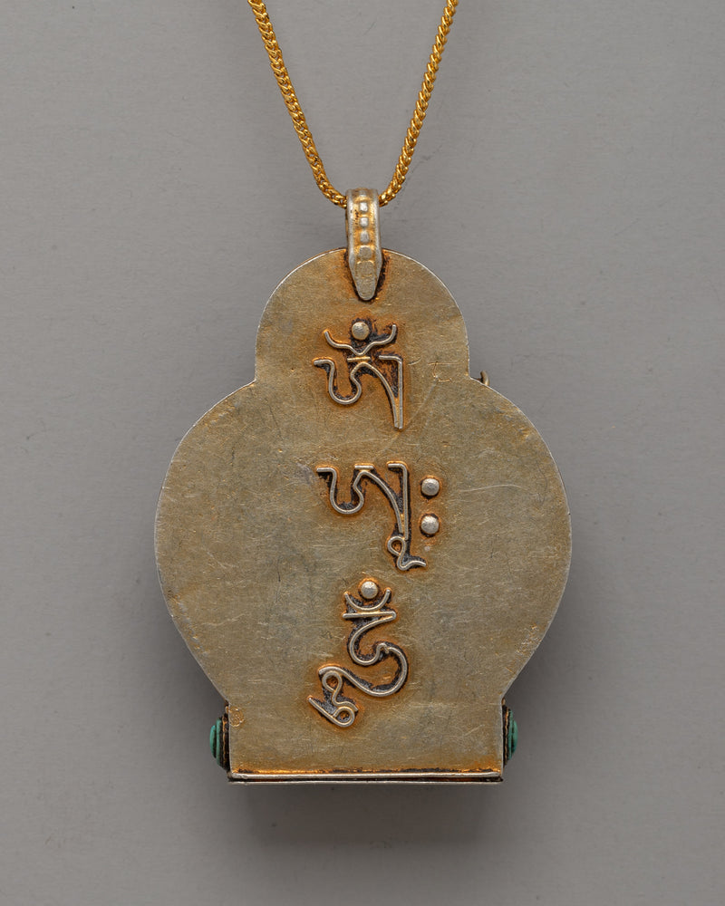 Spiritual Pendant with Intricate Filigree | Copper Spiritual Jewelry