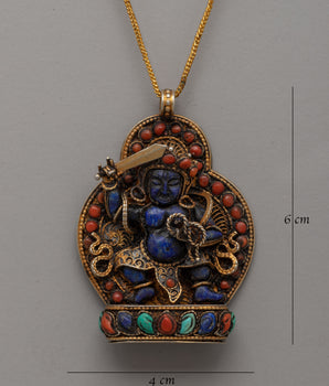 Gold-Plated Filigree Pendant | Spiritual Jewelry wear