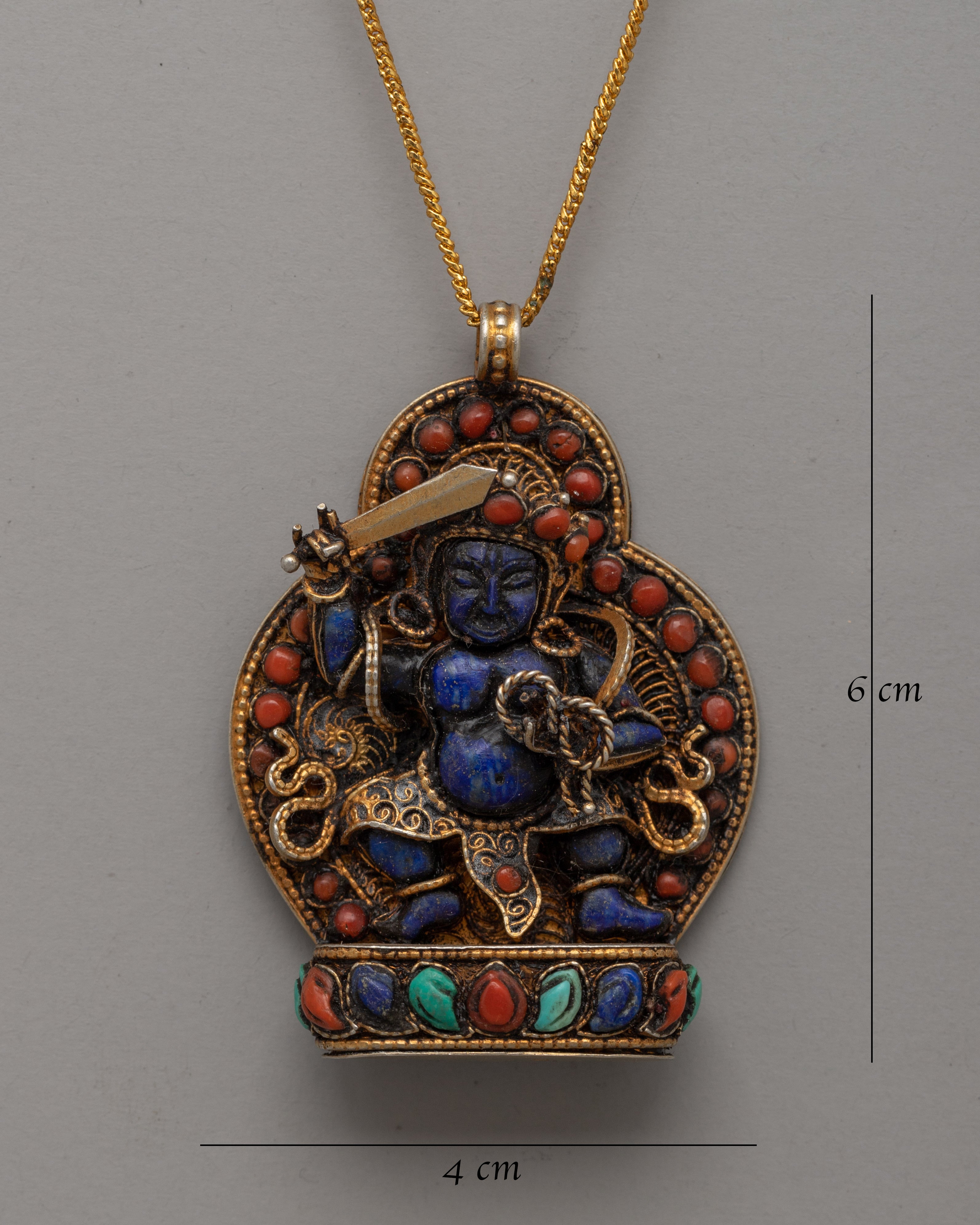 Gold-Plated Filigree Pendant | Spiritual Jewelry wear