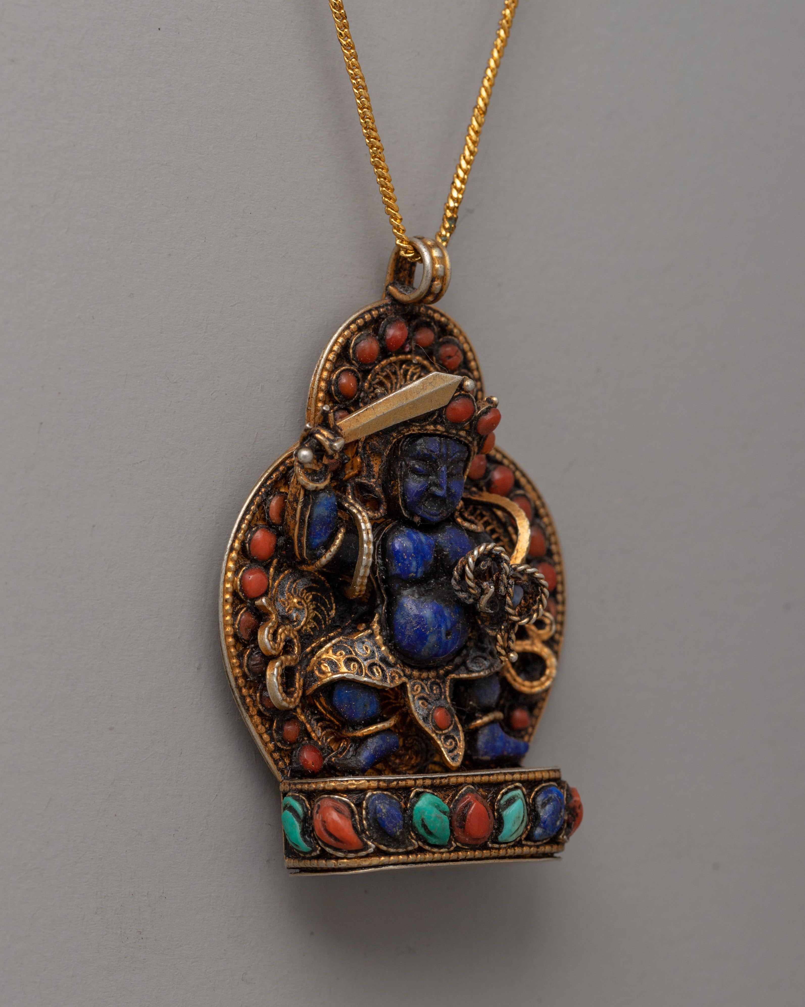 Gold-Plated Filigree Pendant | Spiritual Jewelry wear