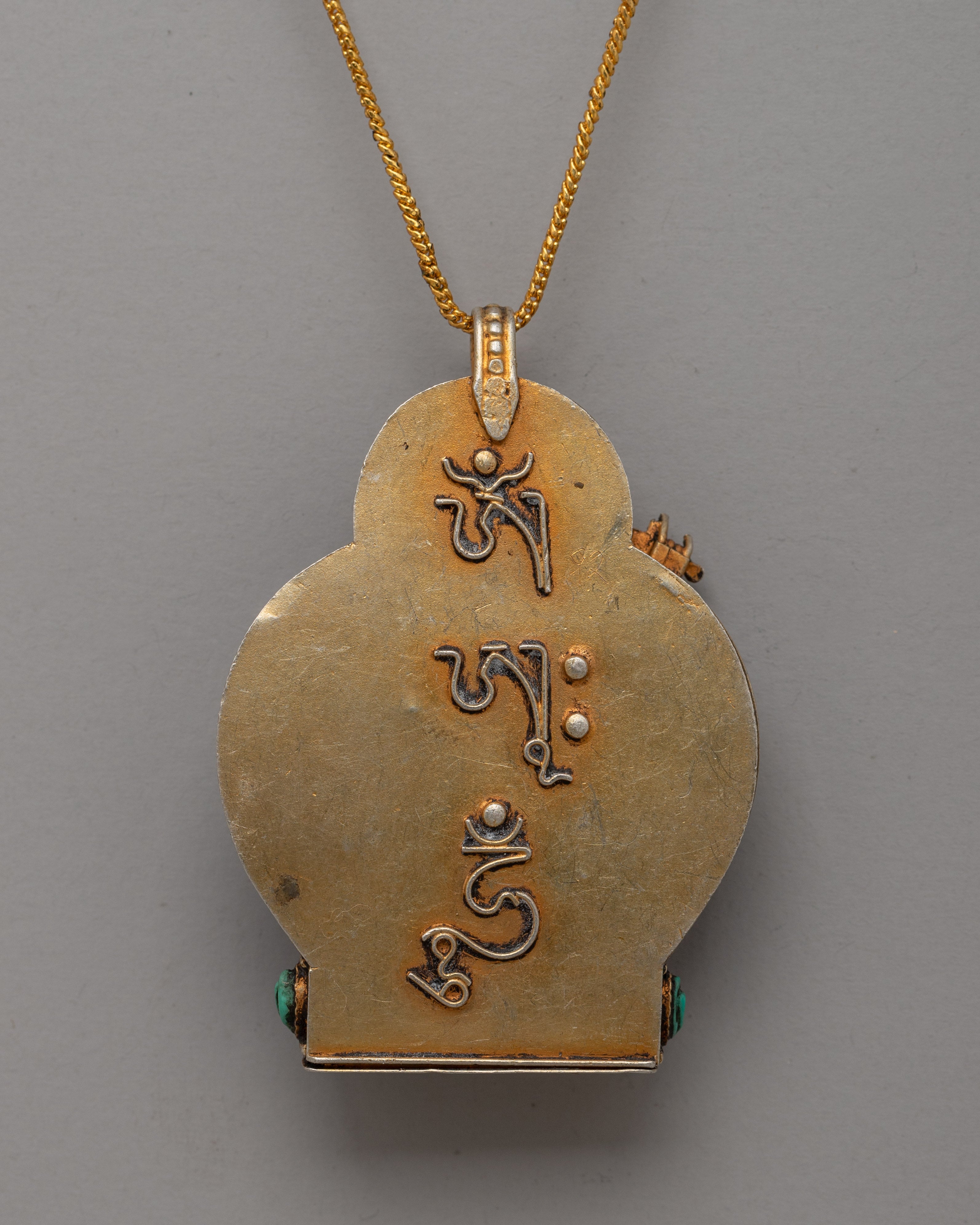 Gold-Plated Filigree Pendant | Spiritual Jewelry wear