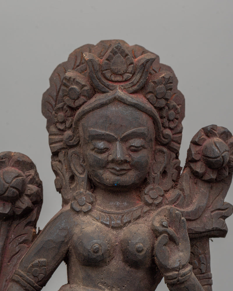 Green Tara Buddhist Deity Statue | Embrace Compassion and Enlightenment