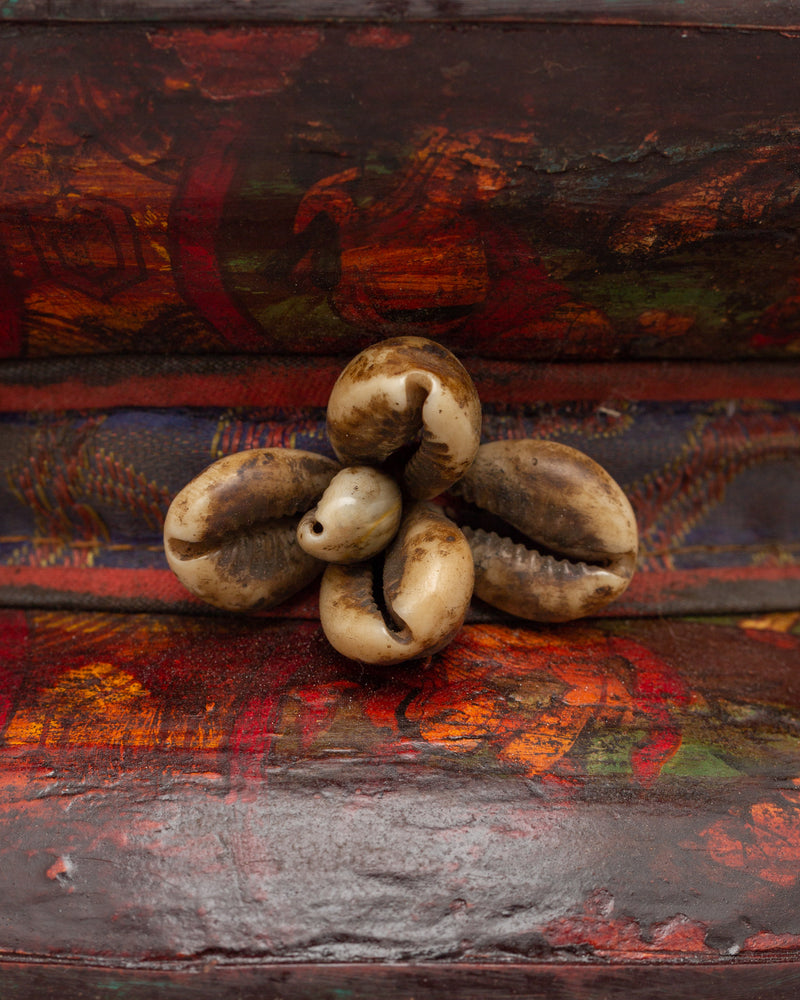 Hand-made Wooden DamaruWooden Damaru | Himalayan Spiritual Drum for Ceremonial Use