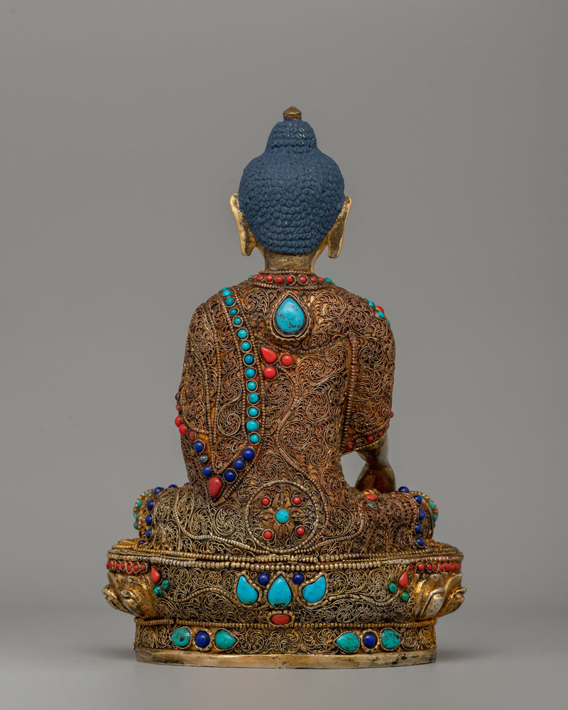 Buddha Shakyamuni Copper Sculpture | Symbol of Inner Peace and Enlightenment