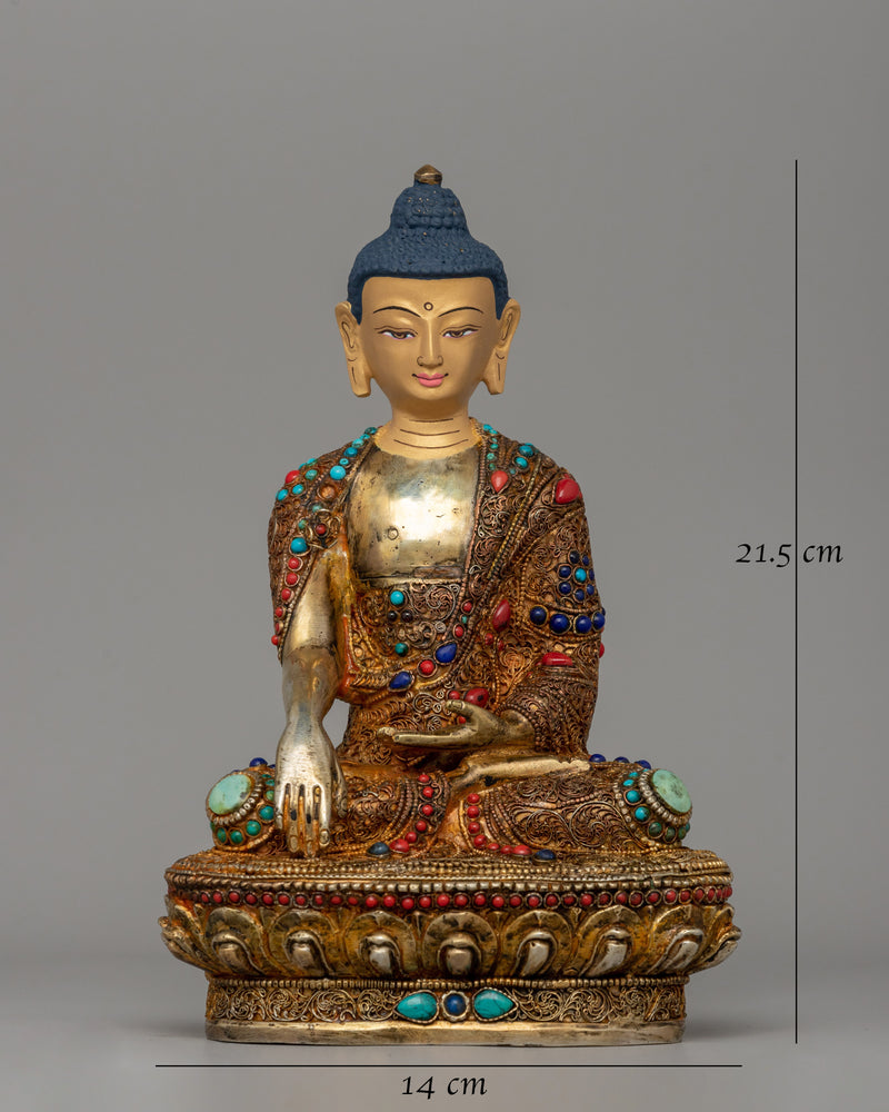 Buddha Shakyamuni Copper Sculpture | Symbol of Inner Peace and Enlightenment