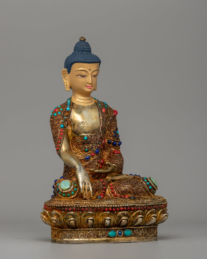 Buddha Shakyamuni Copper Sculpture | Symbol of Inner Peace and Enlightenment