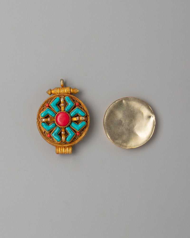 Tibetan Locket Ghau Box | Handmade Buddhist Jewelry