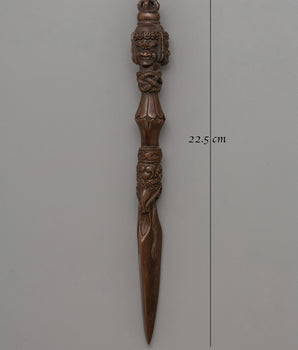 Copper Dorje Phurba | Sacred Ritual Tool for Spiritual Protection