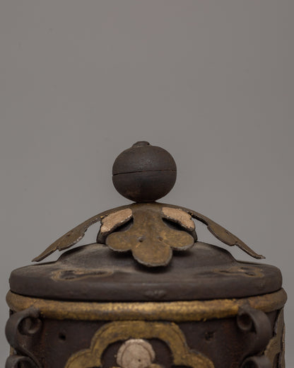 Handcrafted Iron Incense Burner | Ideal for Rituals and Relaxation