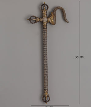 Tibetan Ritual Ankush | Ornate Ceremonial Hook with Intricate Detail