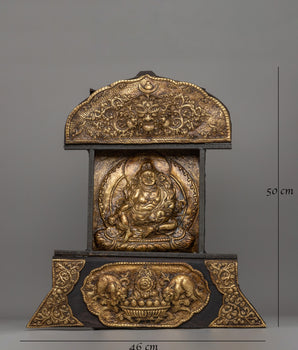 Kuber Statue Tibetan Wealth Deity | Perfect for Altars and Spiritual Spaces
