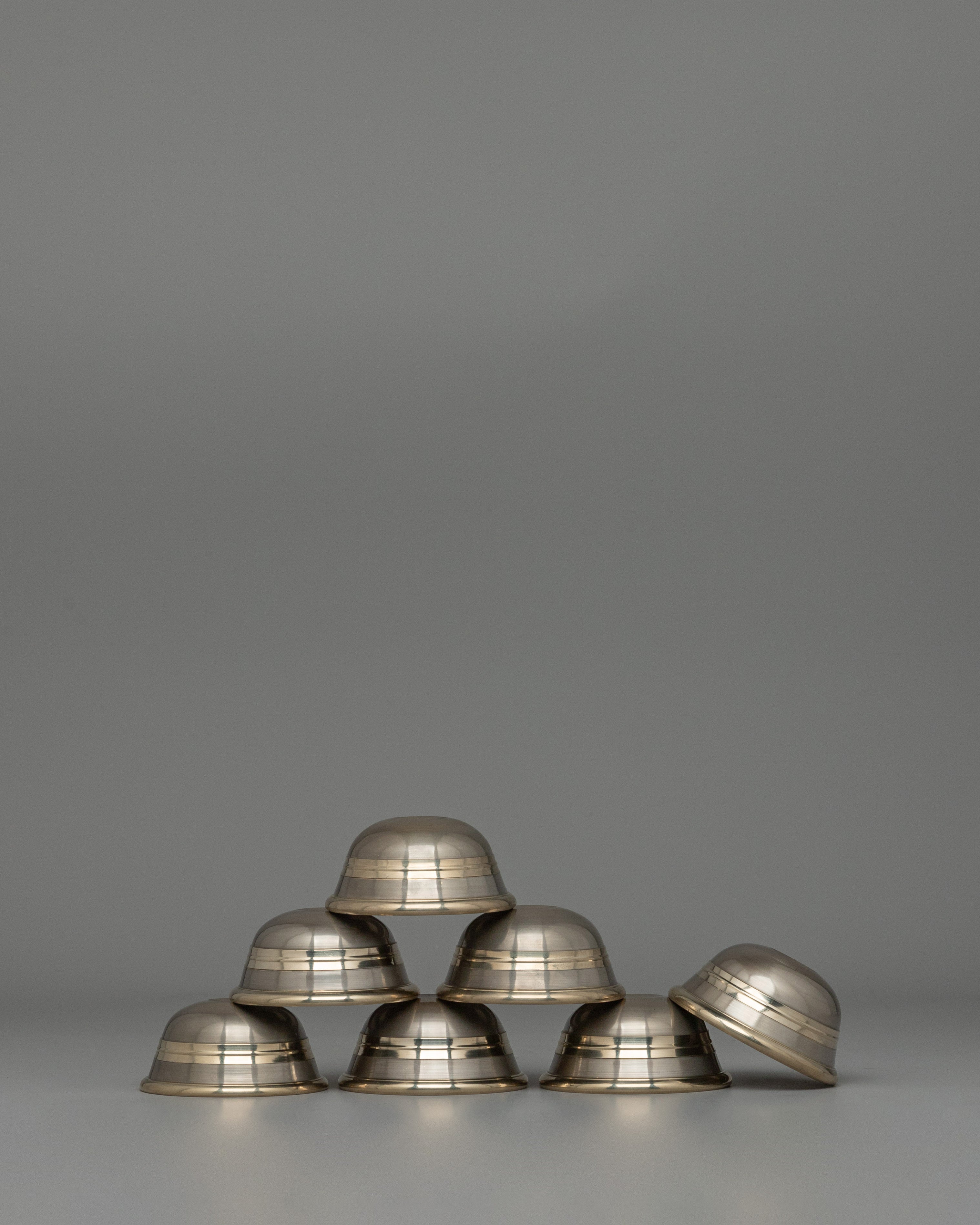 Set of Seven Tibetan Offering Bowls | Sacred Ritual Essentials