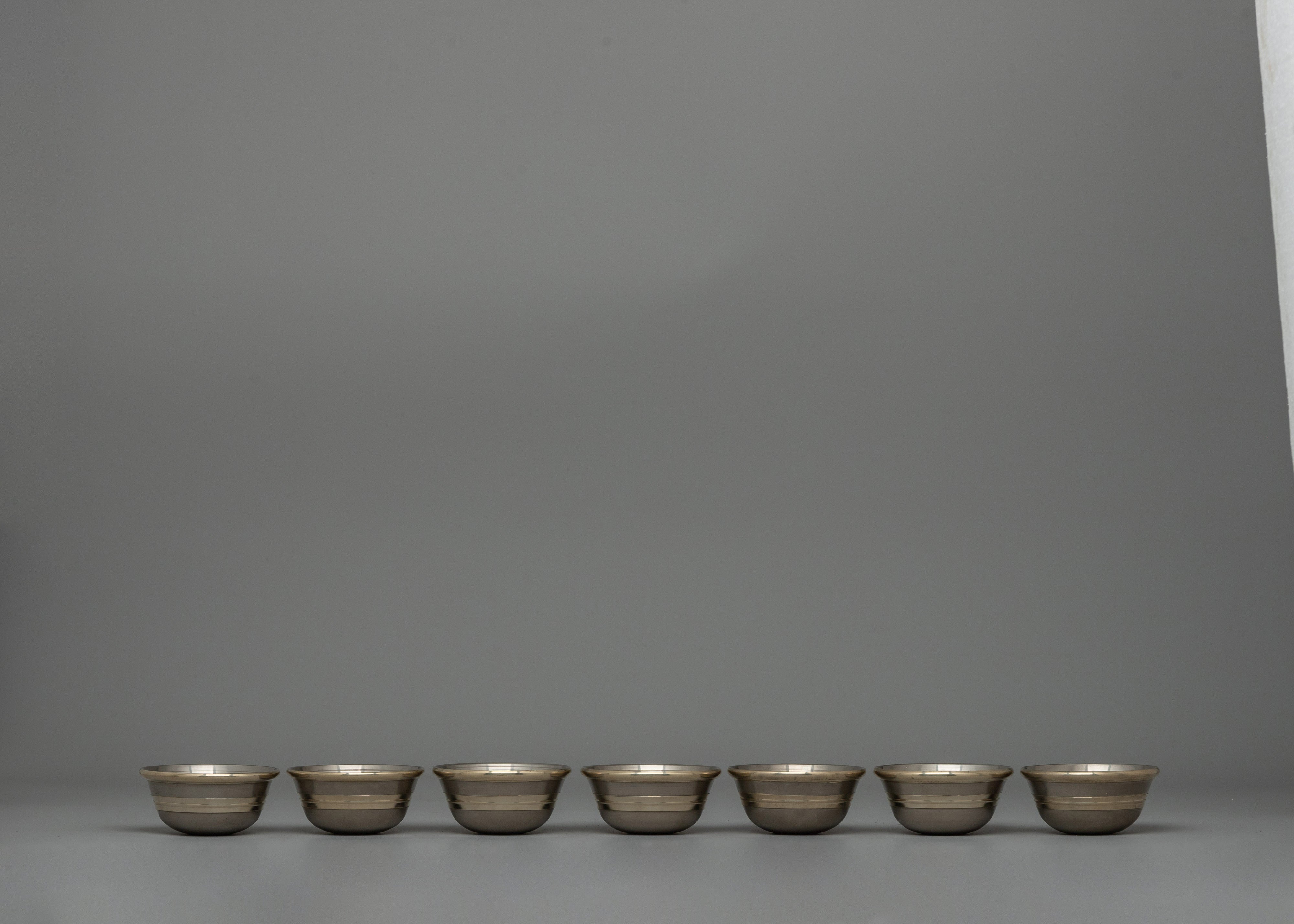Set of Seven Tibetan Offering Bowls | Sacred Ritual Essentials