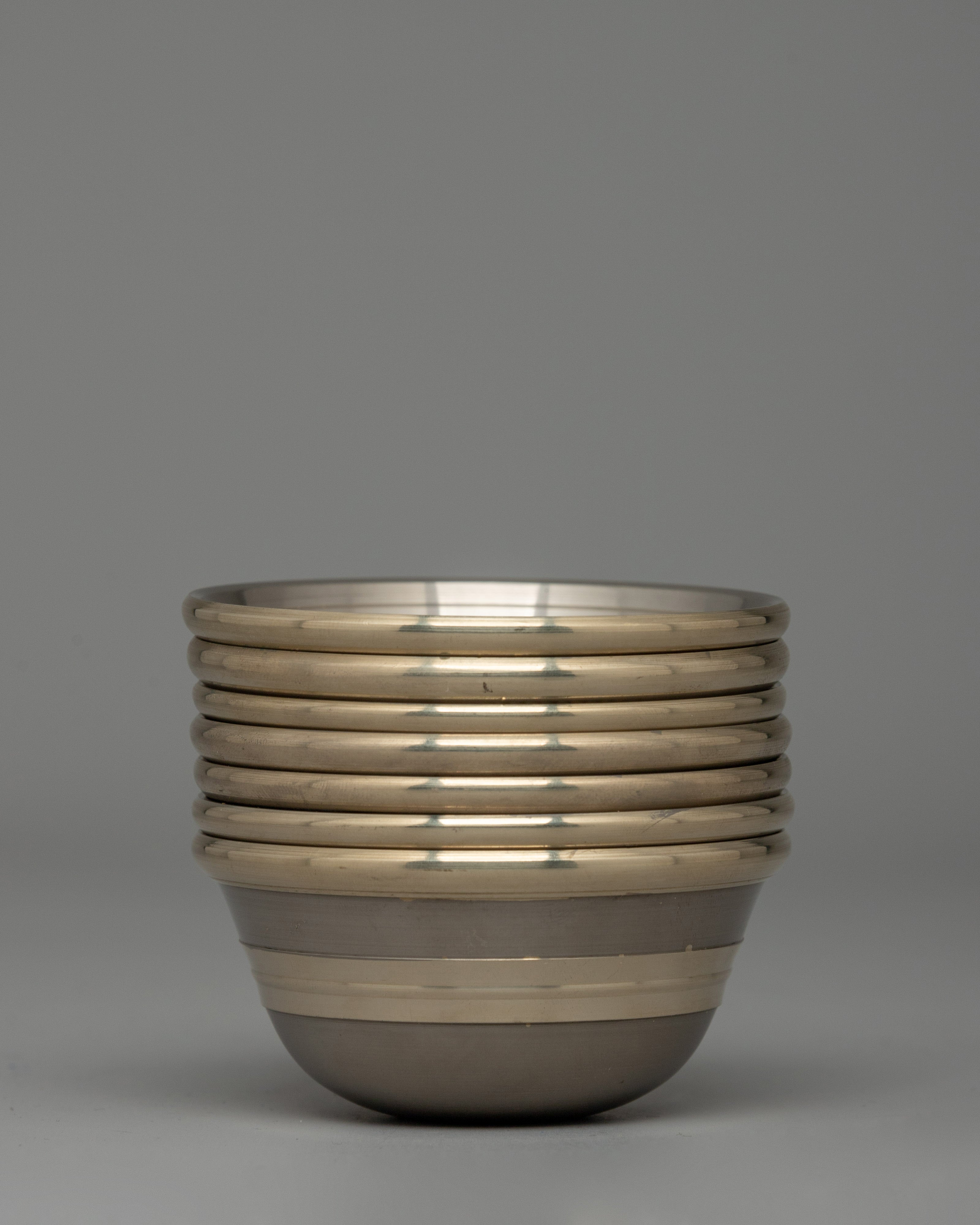Set of Seven Tibetan Offering Bowls | Sacred Ritual Essentials