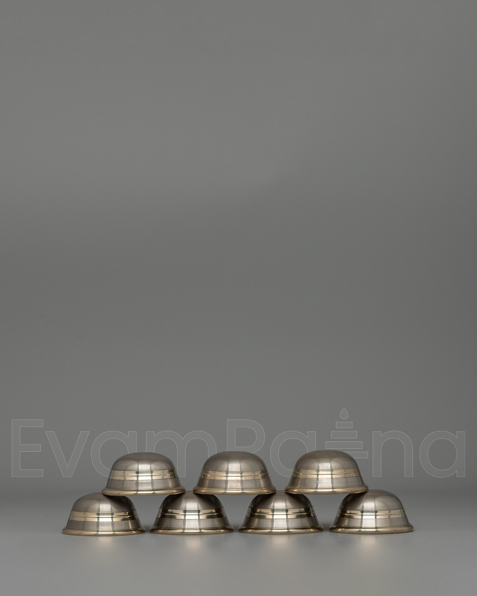 Set of Seven Tibetan Offering Bowls