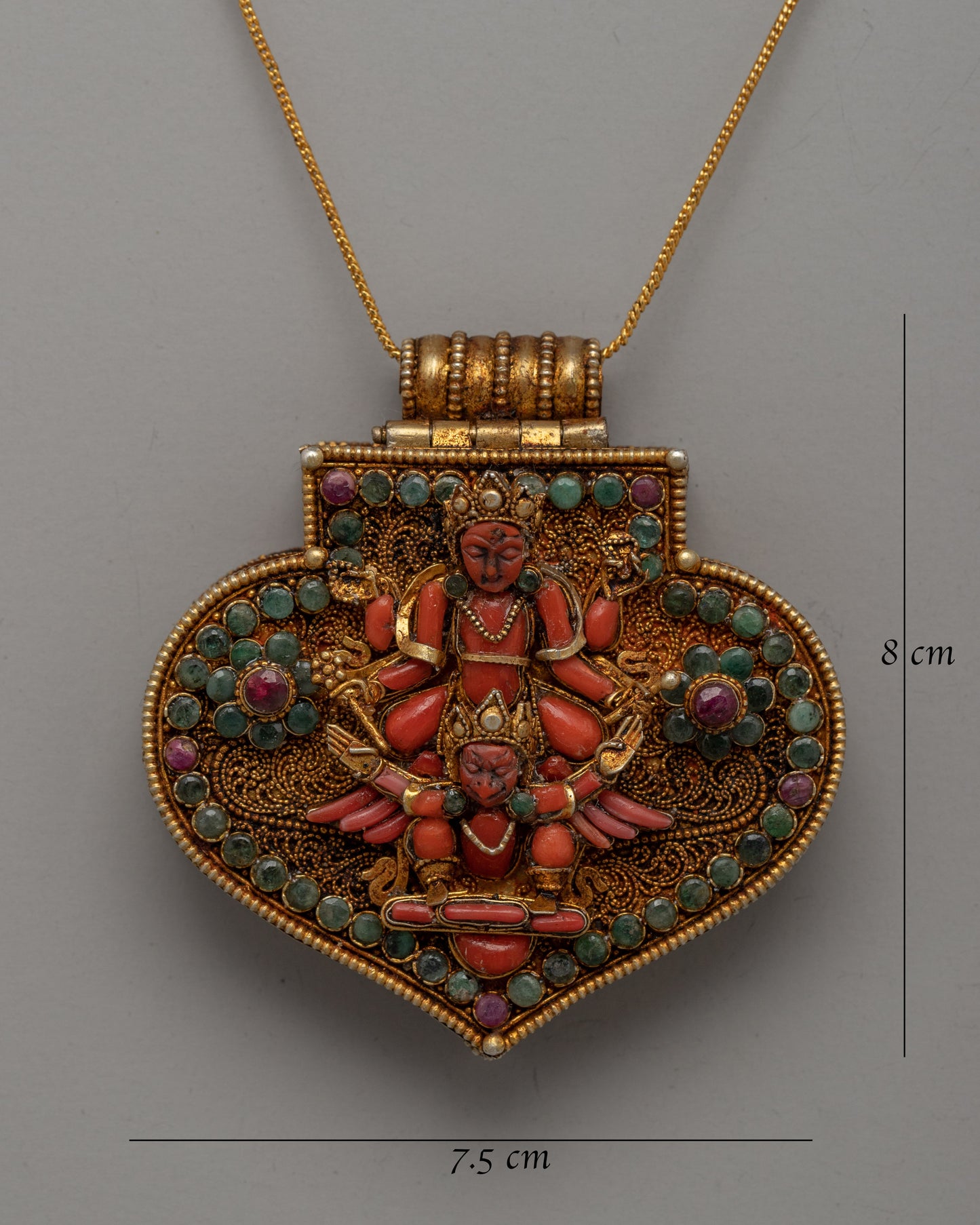 Garudasana Vishnu Ghau Box| A Sacred Amulet of Protection and Power