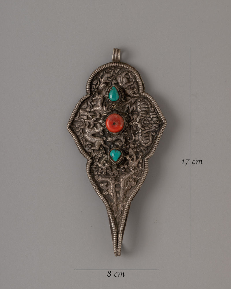 Tibetan Belt Ornament (Lochab) | A Sacred Adornment of Artistry and Tradition