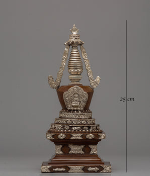 Namgyalma Stupa Statue | Sacred Buddhist Symbol for Peace and Spiritual Growth