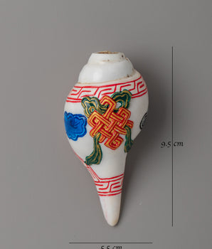 8 Auspicious Symbols Shankha Conch Shell | Symbols for Rituals and Spiritual Practices