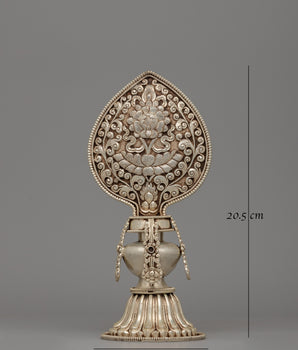 Buddhist Eight Auspicious Symbols in Electro Silver-Plated | Spiritual Blessings