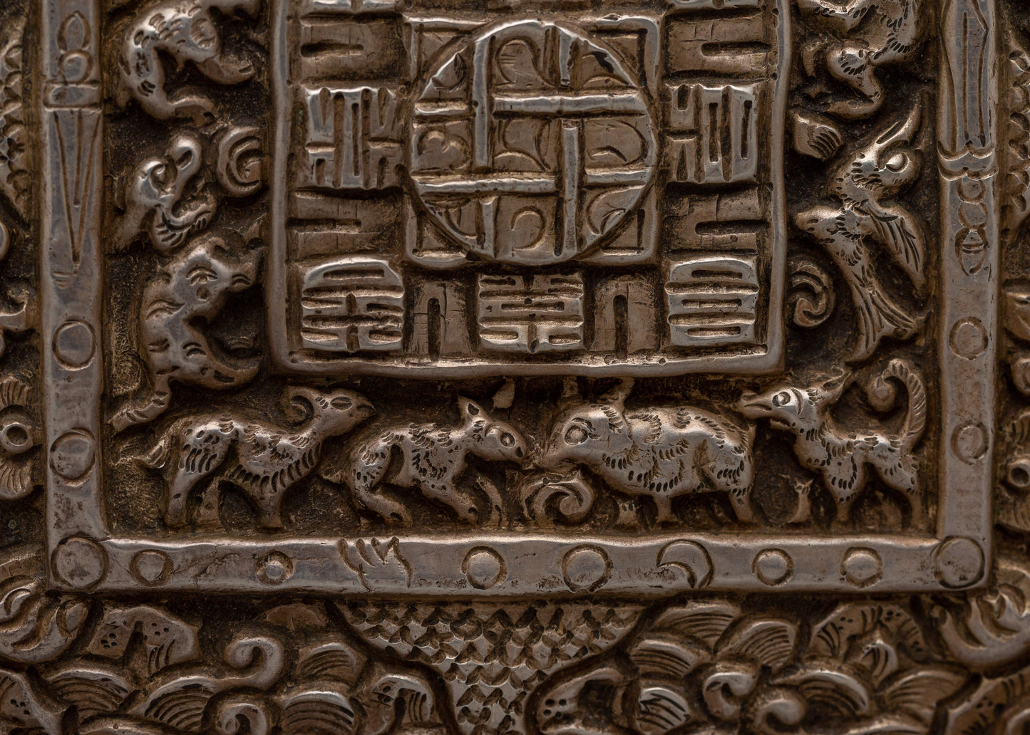 Handcrafted Square Ghau Box | A Timeless Tibetan Artifact