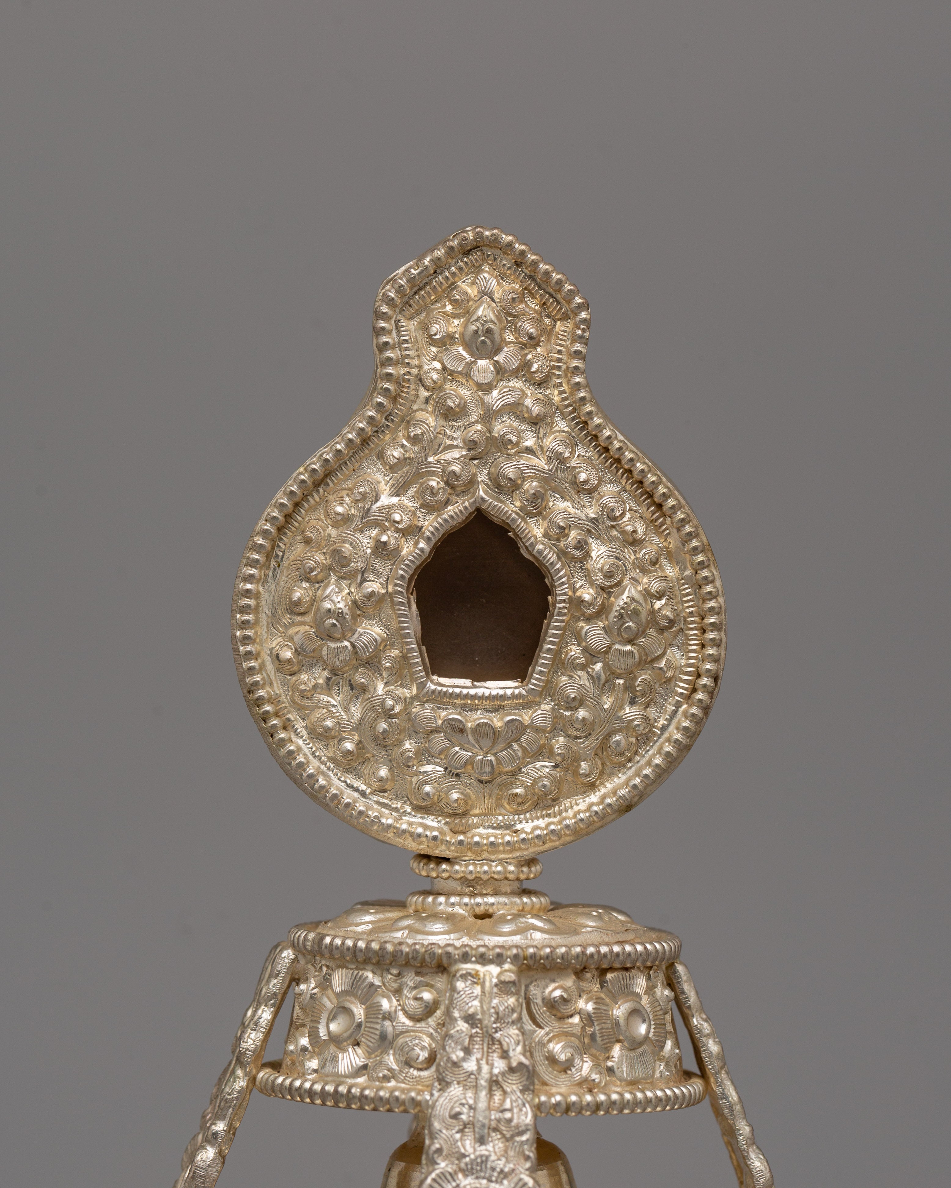 Tibetan Long Life Offering Vase | Handcrafted Spiritual Decor