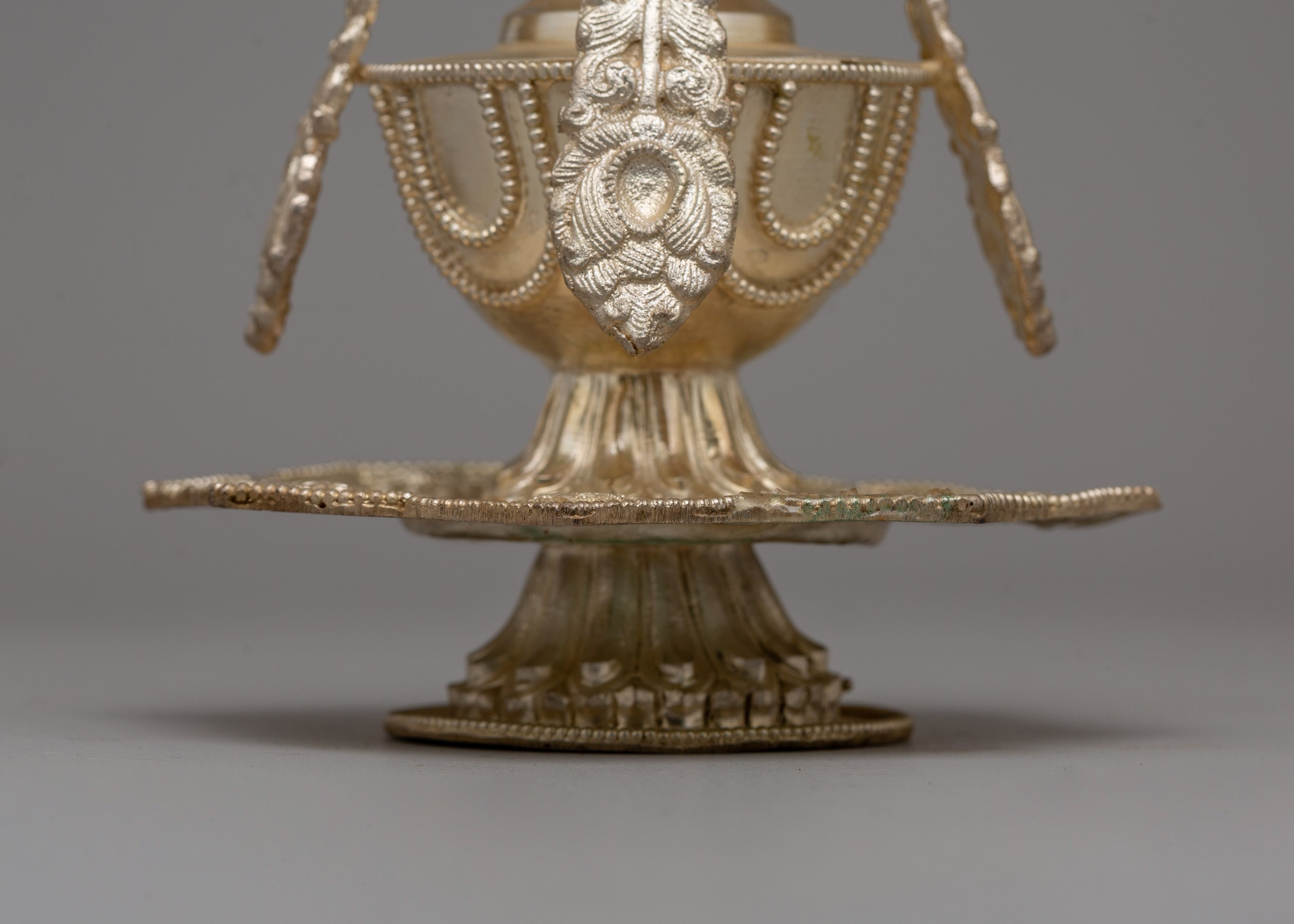 Tibetan Long Life Offering Vase | Handcrafted Spiritual Decor