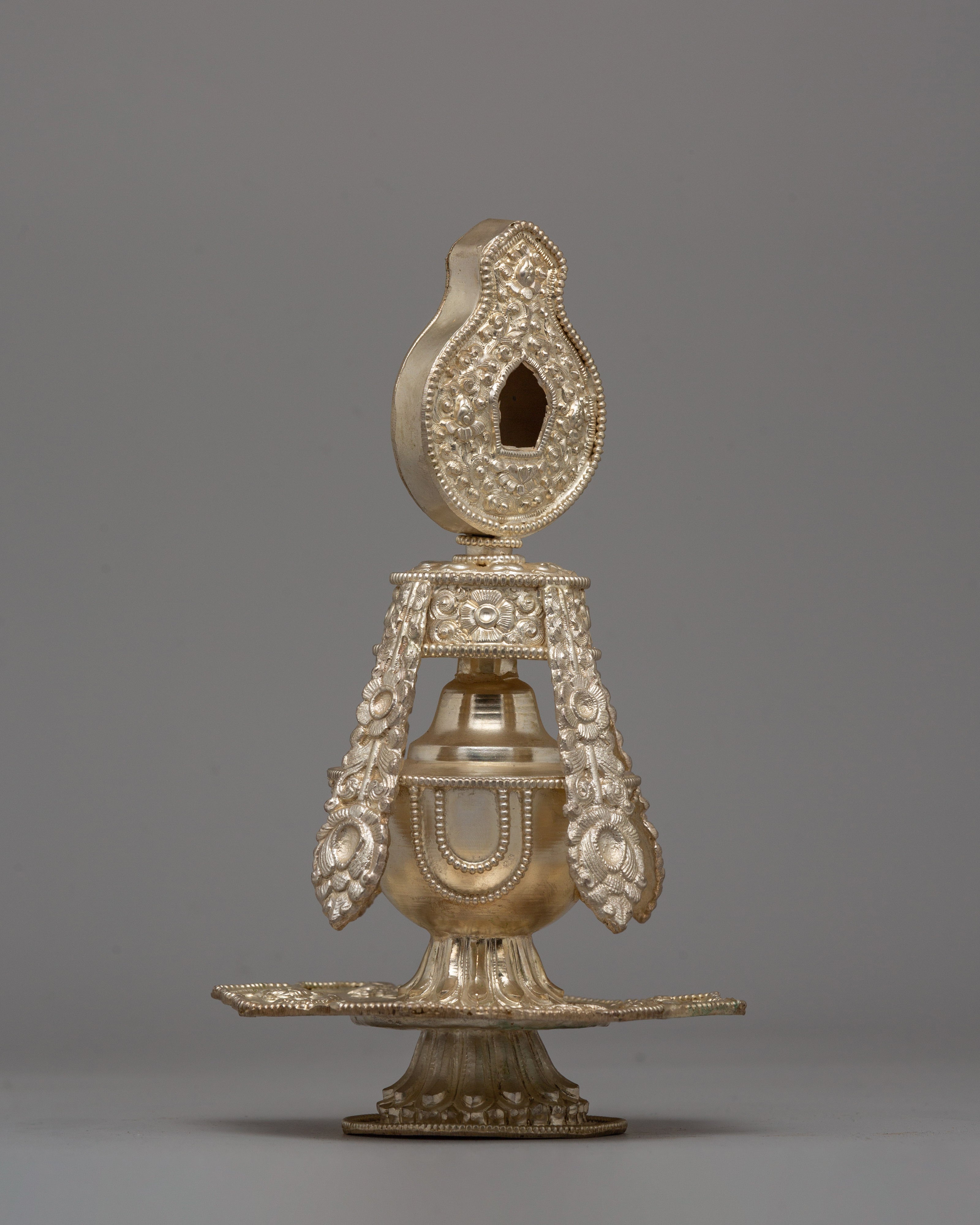 Tibetan Long Life Offering Vase | Handcrafted Spiritual Decor
