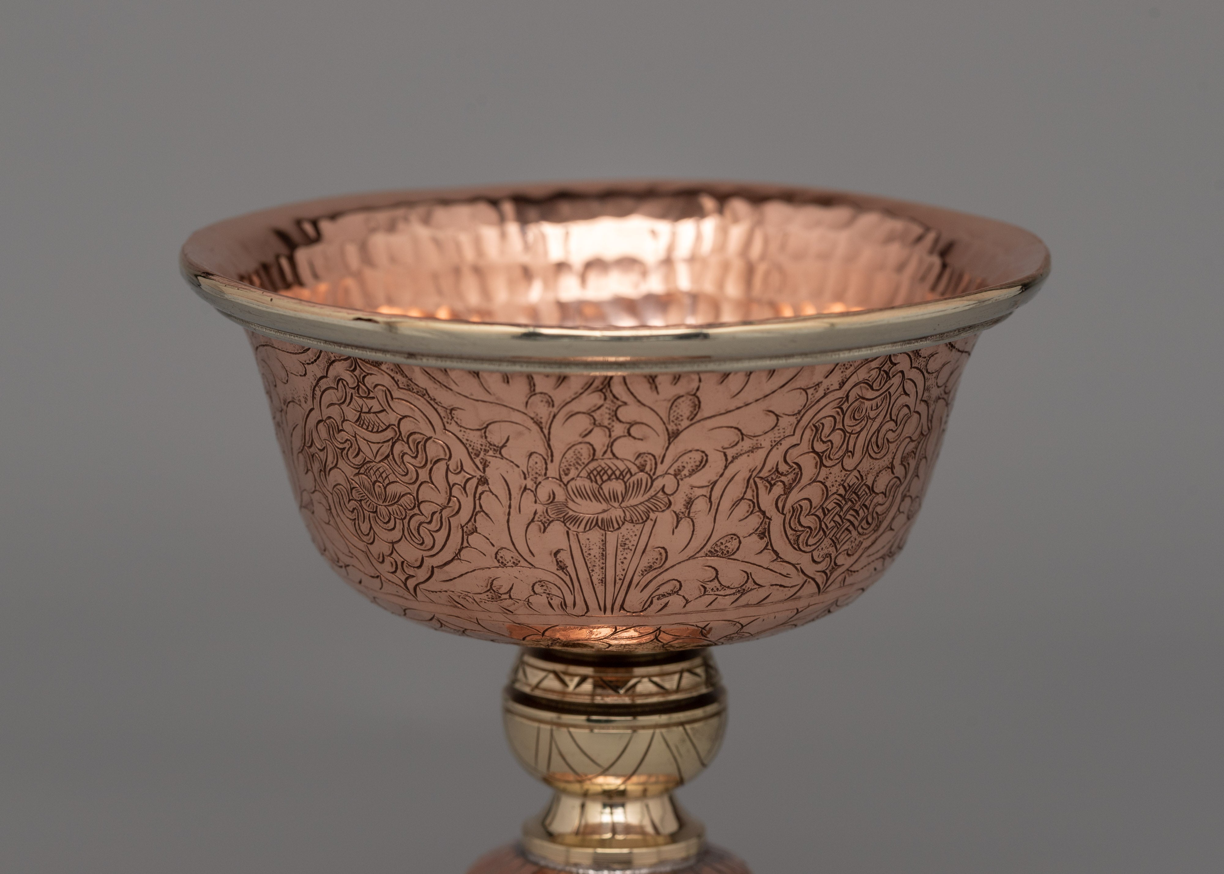 Himalayan Buddhist Altar Butter Lamp | Sacred Tibetan Offering