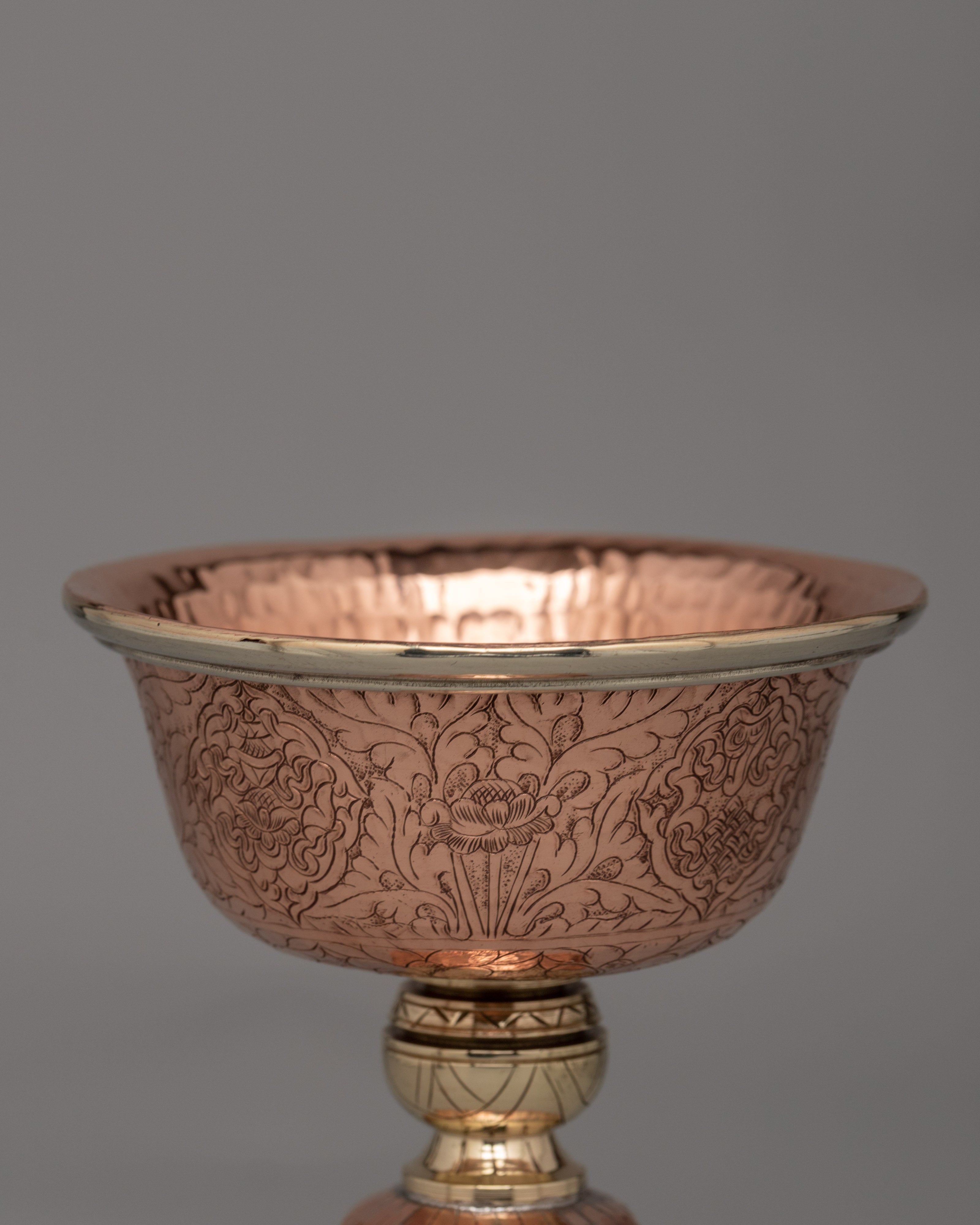 Himalayan Buddhist Altar Butter Lamp | Sacred Tibetan Offering