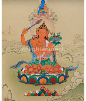 Manjushri With Mitrupa