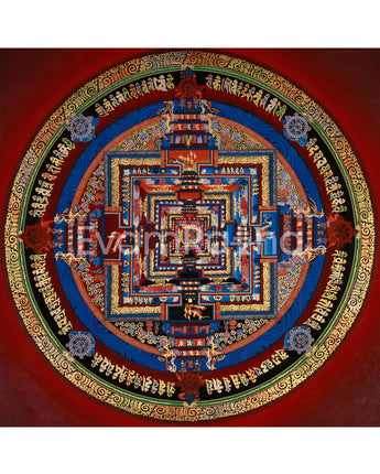 The Kalachakra Mandala Thangka