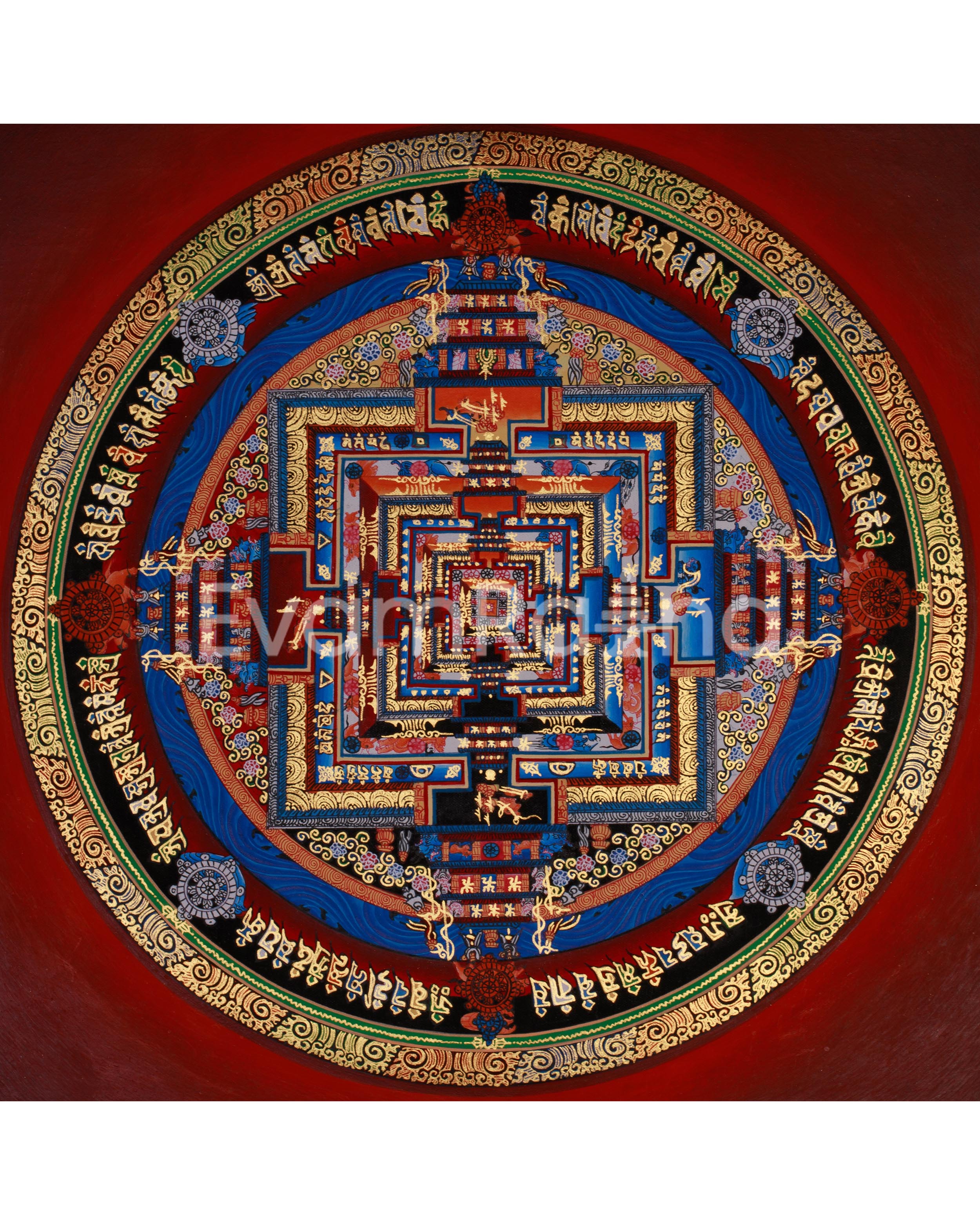 The Kalachakra Mandala Thangka