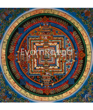 Buddhist Kalachakra Meditation Mandala