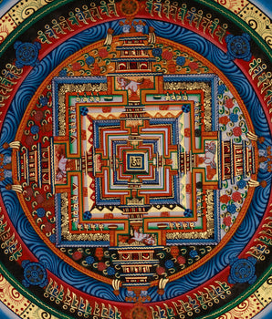Buddhist Kalachakra Meditation Mandala | Enlightenment & Meditation