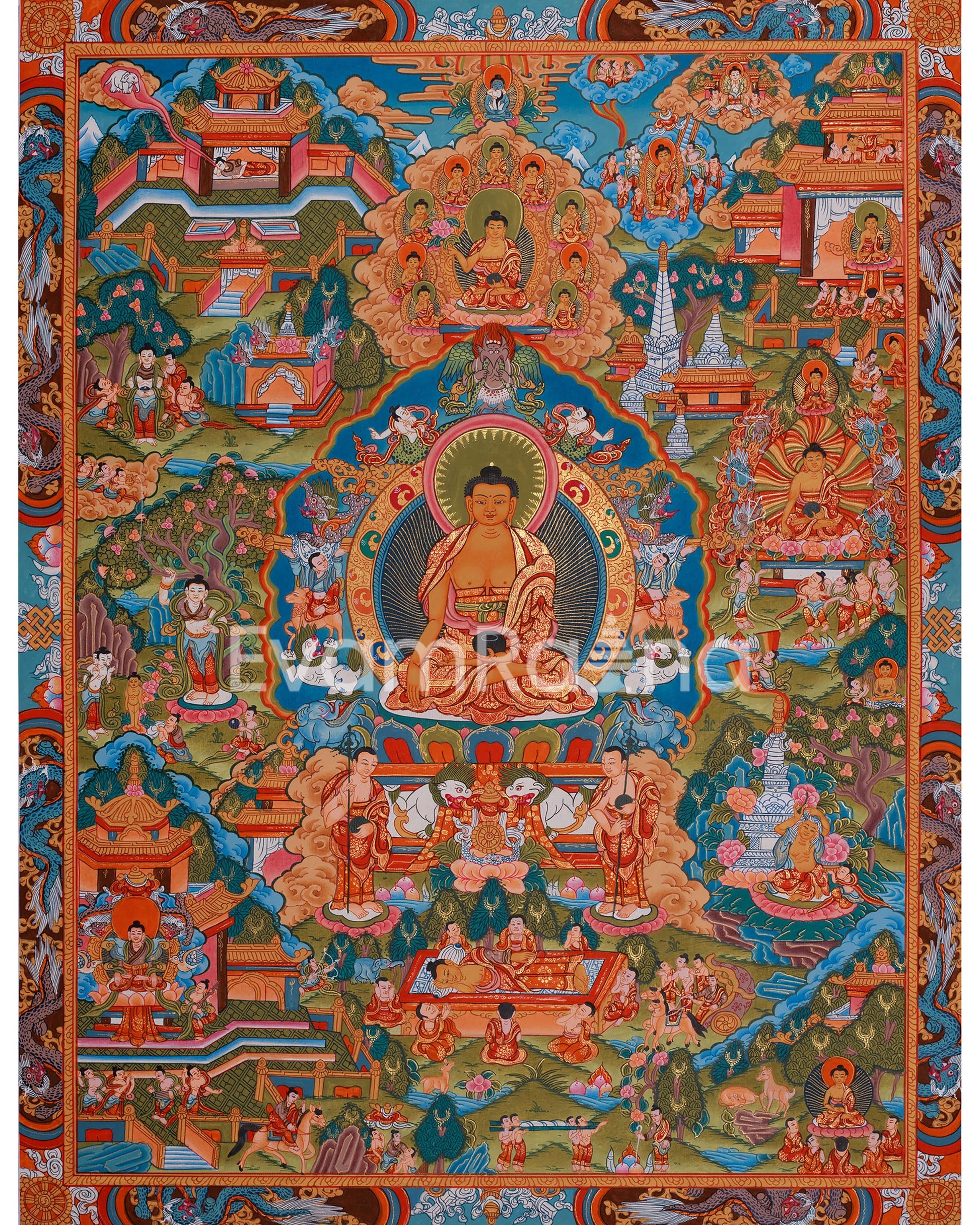 life-story-of-buddha-thangka