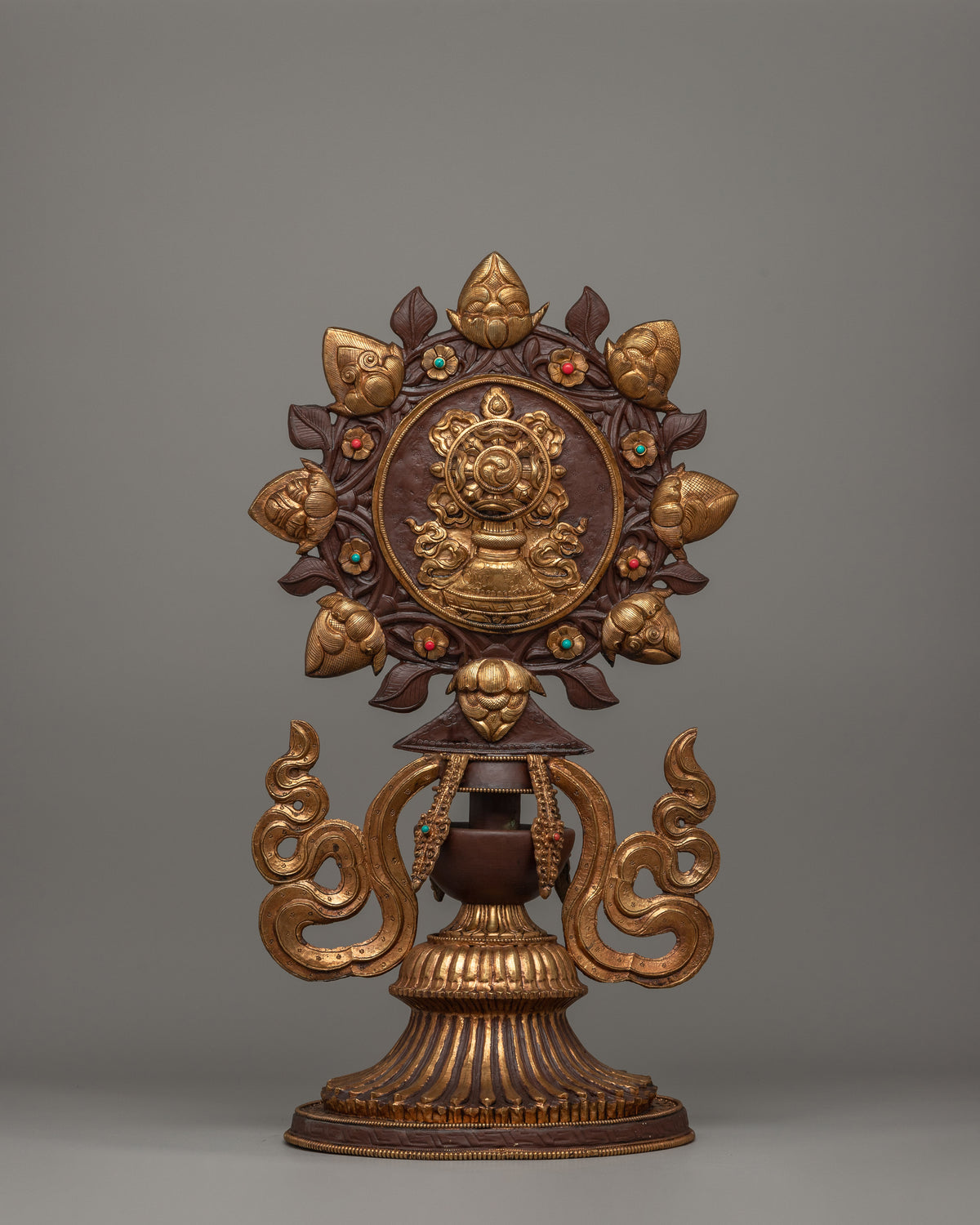 Buddhist  King Queen Statue Set | Buddhist Deity Statues for Spiritual Harmony