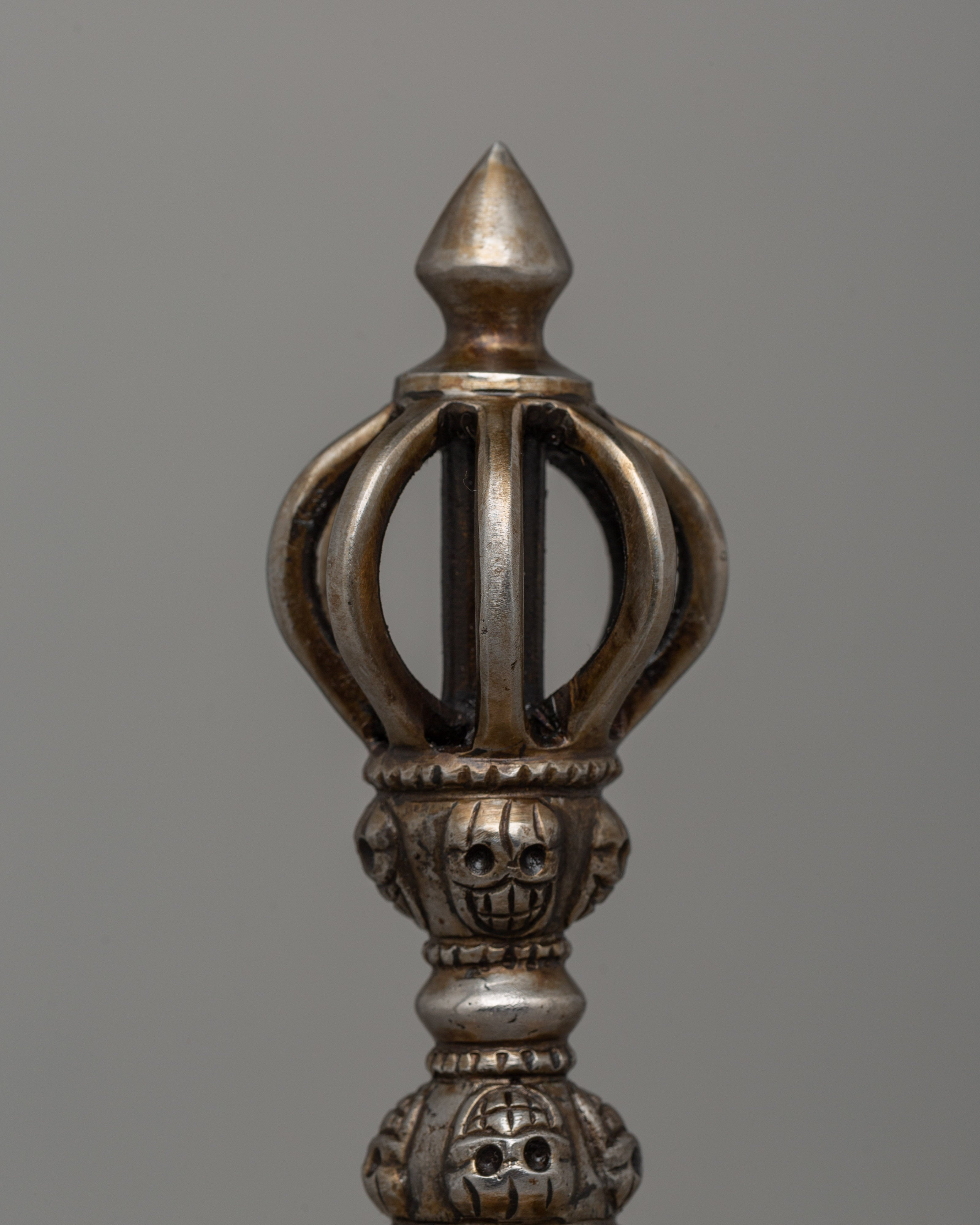 Handcrafted Iron Body Vajra | Tibetan Ritual Tool for Meditation