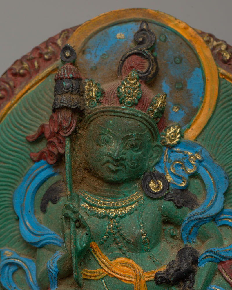 Buddhist Deity Namtoshe Statue | Guardian of Wealth and Protection