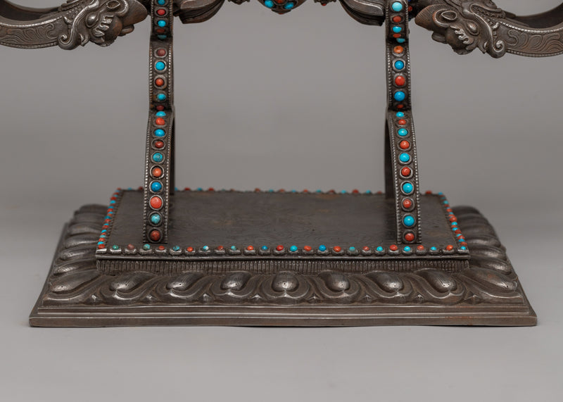 Sacred Vajra on Stand |  Buddhist Spiritual Artifact