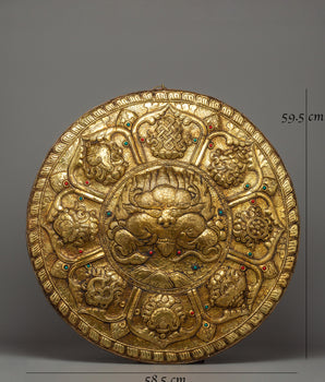 Kirtimukha Wall Hanging Mandala | Handcrafted Spiritual Kirtimukha Design