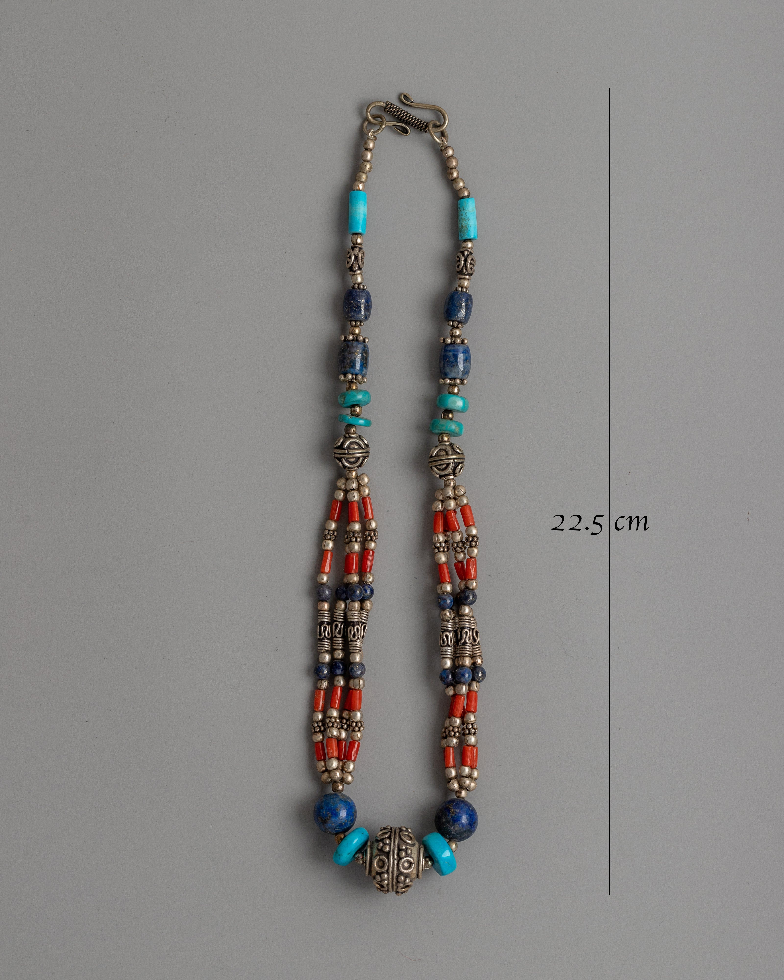 Multistone Beaded Necklace | Natural Gemstones