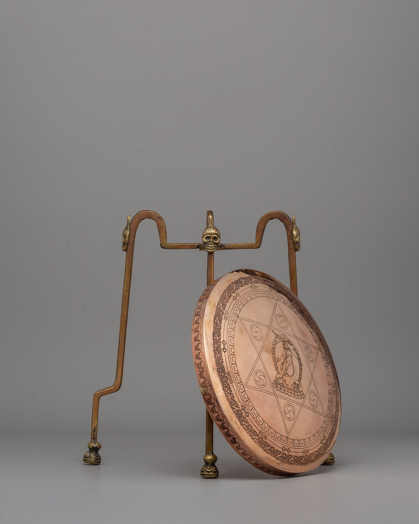 3-Leg Copper Stand | Display Piece for Sacred Ritual Tools and Decor Accents