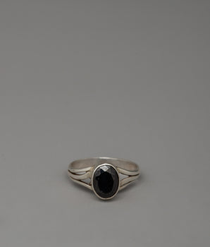 Silver Ring with Artificial Stone